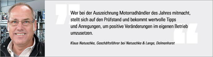 Klaus Natuschke Motorradhändler des Jahres