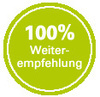 Weiterempfehlung 100% Weiterempfehlung 100%