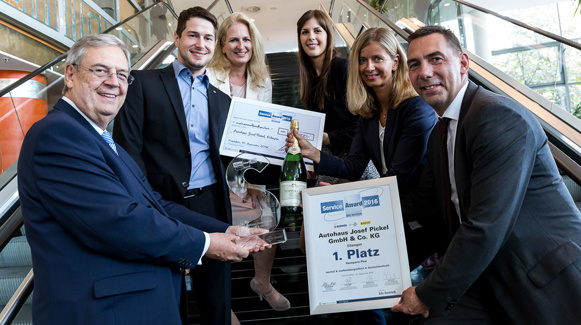 Gewinner Service Award 2016 Josef Pickel, Service Award 2016