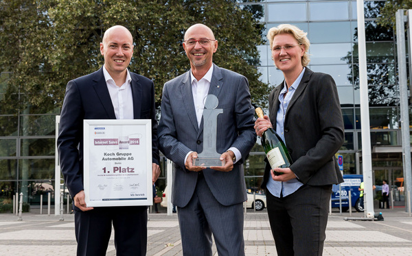 Koch Gruppe Gewinner 2016 Koch Gruppe Berlin, Internet Sales Award 2016