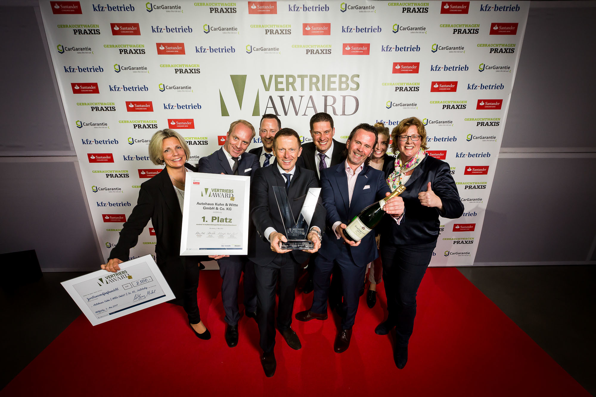2017 Gewinner Fotowand Vertriebs Award 2017