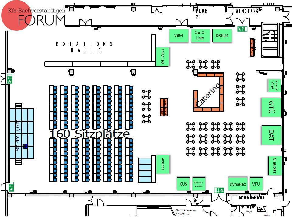 Hallenplan