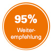 95_Prozent_Button 95% Weiterempfehlung