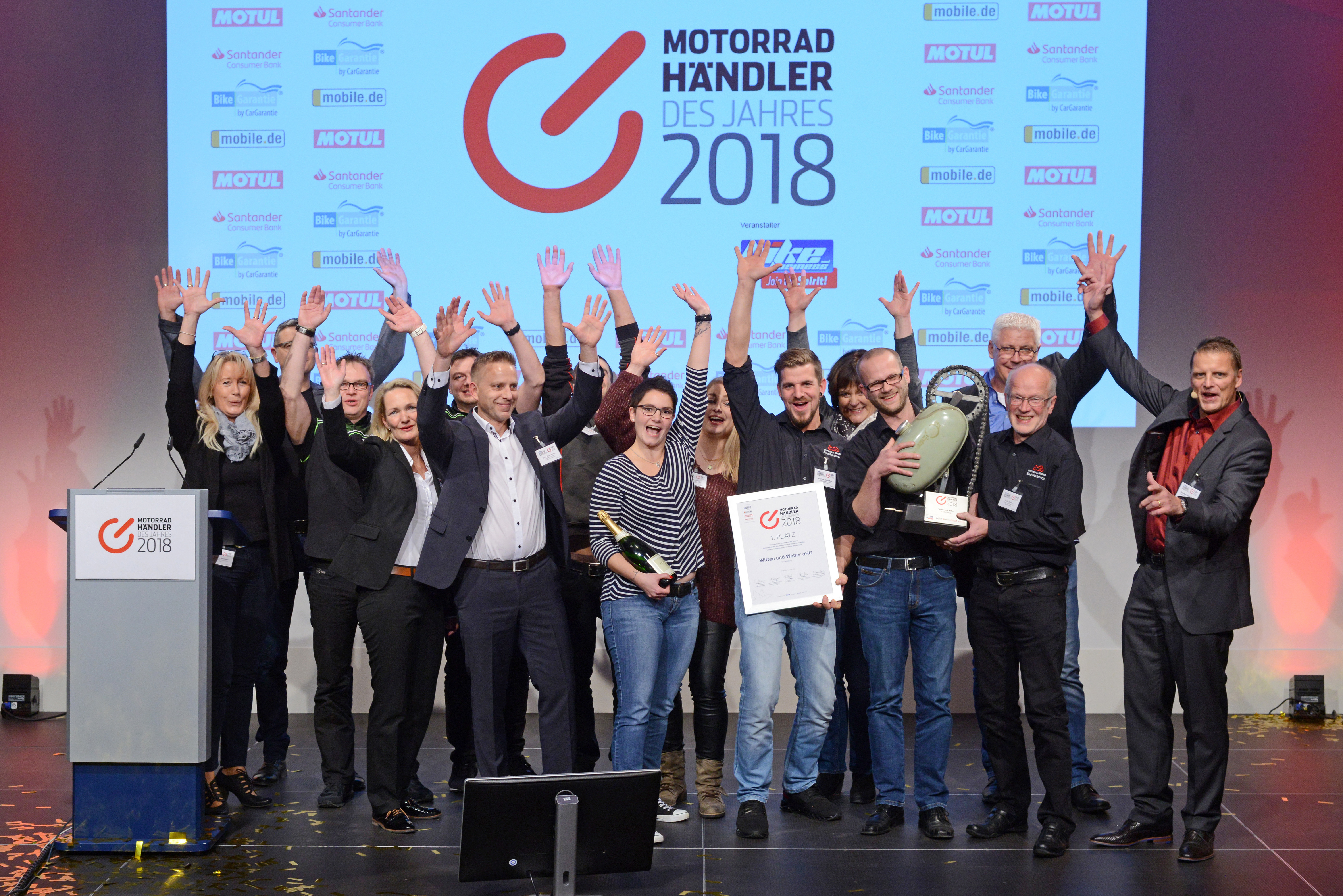 Witten und Weber Motorradhändler des Jahres 2018