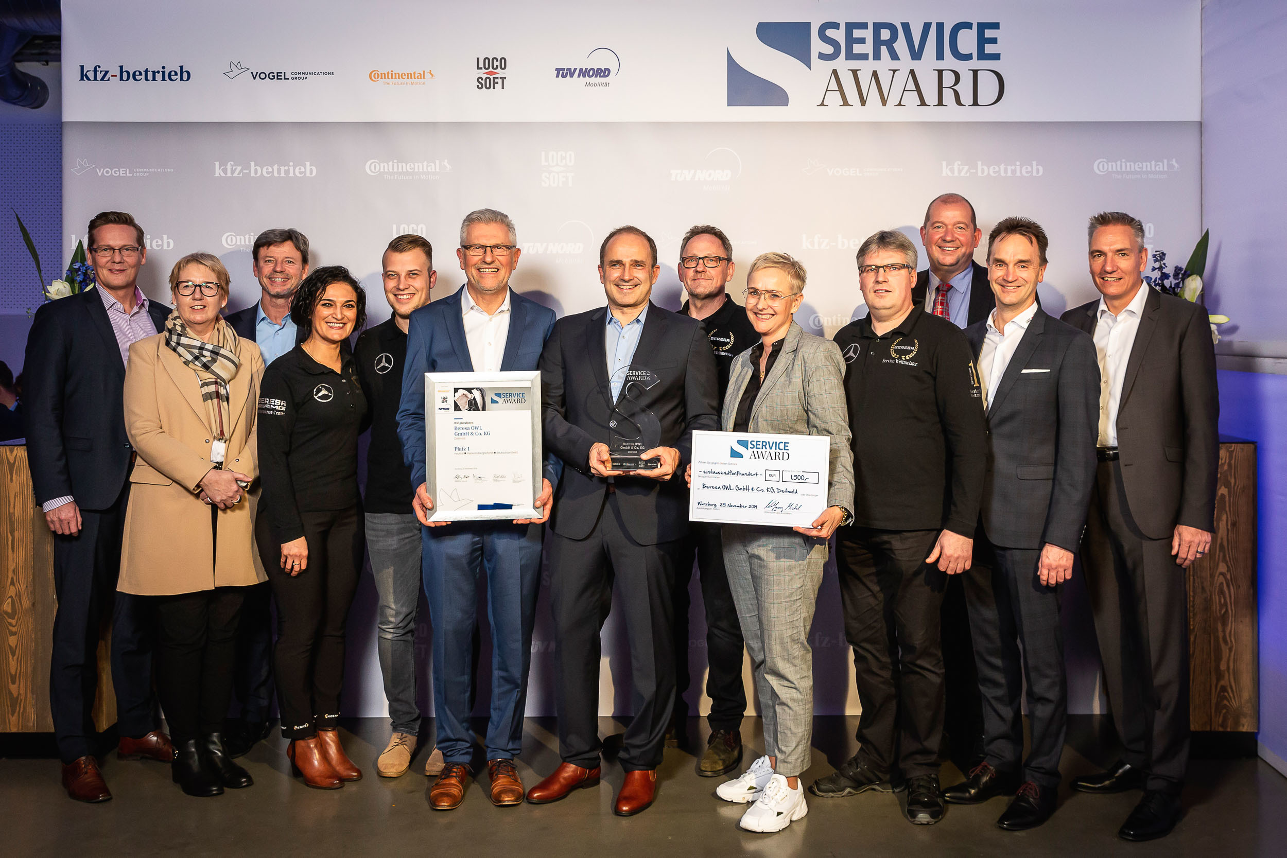 Gewinner Service Award 2019 Service Award