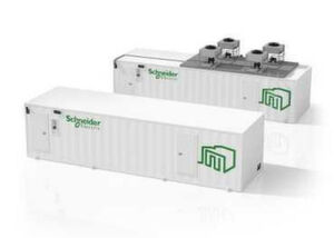 Die „Smart Shelter“-Container von Schneider Electric werden bereits im Werk weitgehend konfiguriert. Die „Smart Shelter“-Container von Schneider Electric werden bereits im Werk weitgehend konfiguriert.