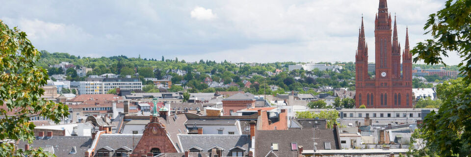 Blick auf Wiesbaden Blick auf Wiesbaden