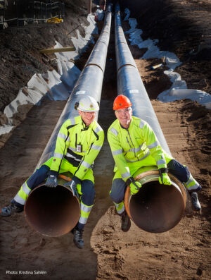 Anders Egelrud, CEO von Fortum Värme AB( links) und Jon Karlung, CEO von Bahnhof Datacenters, haben das Fermwärmekonzept ausgetüftelt. Anders Egelrud, CEO von Fortum Värme AB( links) und Jon Karlung, CEO von Bahnhof Datacenters, haben das Fermwärmekonzept ausgetüftelt.