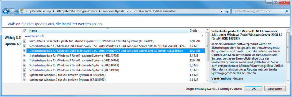 Kritische Microsoft-Updates betreffen im April unter anderem das .NET-Framework. Kritische Microsoft-Updates betreffen im April unter anderem das .NET-Framework.