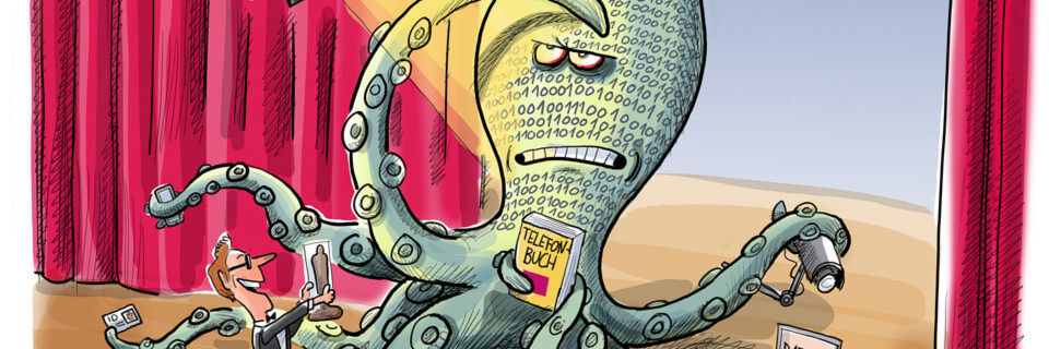 Be(un)ruhigend: Der Digitalcourage e.V. hat wieder etliche Datenkraken aufgespürt. Be(un)ruhigend: Der Digitalcourage e.V. hat wieder etliche Datenkraken aufgespürt.