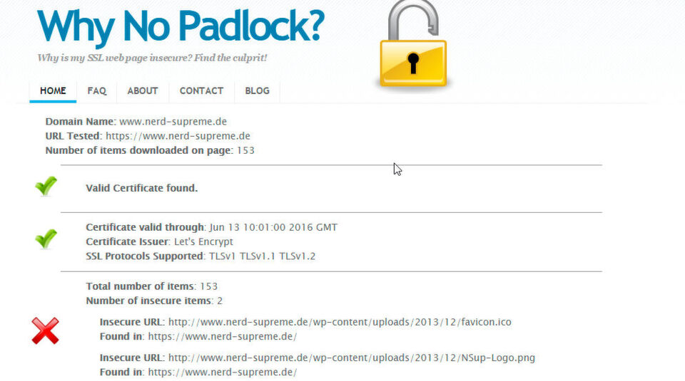 Wer mit Let's Encrypt seine Webseite verschlüsselt, sollte zumindest mit kleineren Fehlern rechnen, die sich aber rasch ausfindig machen lassen. Wer mit Let's Encrypt seine Webseite verschlüsselt, sollte zumindest mit kleineren Fehlern rechnen, die sich aber rasch ausfindig machen lassen.