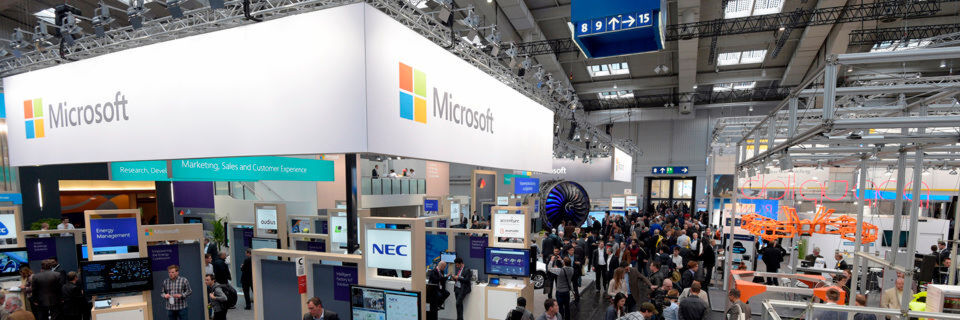 Auf der diesjährigen Hannover Messe hatte sich Microsoft im Rahmen der „Digital Factory“ präsentiert – der Leitmesse für integrierte Prozesse und IT-Lösungen. Auf der diesjährigen Hannover Messe hatte sich Microsoft im Rahmen der „Digital Factory“ präsentiert – der Leitmesse für integrierte Prozesse und IT-Lösungen.