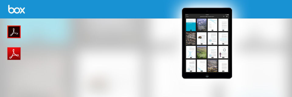 Acrobat und Sign sollen enger mit Box integriert werden. Acrobat und Sign sollen enger mit Box integriert werden.