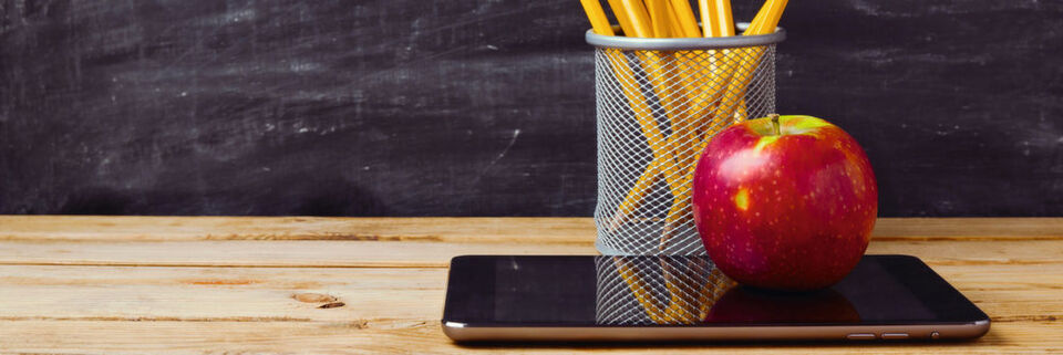 Die digitale Schule steckt in Deutschland noch in den Kinderschuhen. Die digitale Schule steckt in Deutschland noch in den Kinderschuhen.
