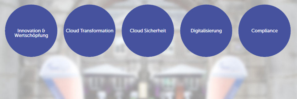 Ein Tag, fünf Themenblöcke: Auf der ECDC geht es am 1. Juni um Innovation und Wertschöpfung, Cloud-Transformation, Cloud-Sicherheit, Digitalisierung sowie Compliance. Ein Tag, fünf Themenblöcke: Auf der ECDC geht es am 1. Juni um Innovation und Wertschöpfung, Cloud-Transformation, Cloud-Sicherheit, Digitalisierung sowie Compliance.
