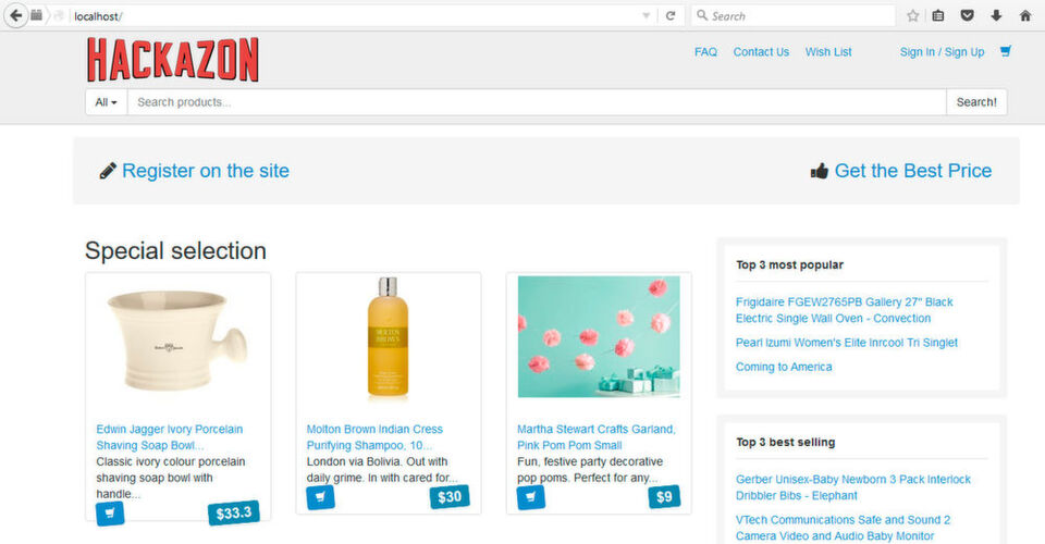Mithilfe von Hackazon sollen Web-Entwickler und -Designer mehr über potenzielle Schwachstellen in Web-Anwendungen lernen. Mithilfe von Hackazon sollen Web-Entwickler und -Designer mehr über potenzielle Schwachstellen in Web-Anwendungen lernen.