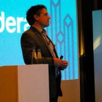 Clouderas Big Data Evangelist Clarke Patterson referierte in seiner Keynote über „Big Value from Big Data“. Clouderas Big Data Evangelist Clarke Patterson referierte in seiner Keynote über „Big Value from Big Data“.
