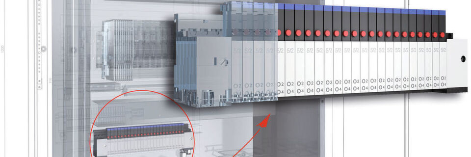 Mit der neuen, standardisierten Lösung können sicherheitsgerichtete und nicht-sicherheitsgerichtete Ventile auf einem Ventilblock kombiniert werden. Mit der neuen, standardisierten Lösung können sicherheitsgerichtete und nicht-sicherheitsgerichtete Ventile auf einem Ventilblock kombiniert werden.