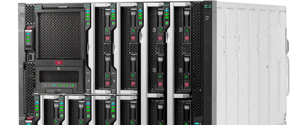 HPE Synergy 12000 Frame bildet die Basis für die programmierbare Infrastruktur. HPE Synergy 12000 Frame bildet die Basis für die programmierbare Infrastruktur.