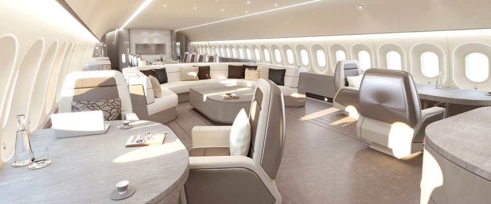 Siemens PLM liefert Software für Jet Aviation Basel; das Unternehmen fertigt etwa Designstudien, wie auf dem Bild für breite Fleugzeuge. Siemens PLM liefert Software für Jet Aviation Basel; das Unternehmen fertigt etwa Designstudien, wie auf dem Bild für breite Fleugzeuge.