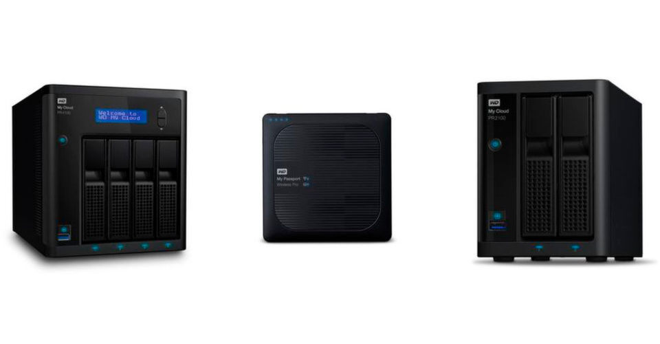 Mit den Geräten der WD Pro Serie richtet sich Western Digital an Profis der Kreativ-Branche. Die Serie besteht aus zwei NAS-Lösungen und dem mobilen WiFi-Speicher My Passport Wireless Pro. Mit den Geräten der WD Pro Serie richtet sich Western Digital an Profis der Kreativ-Branche. Die Serie besteht aus zwei NAS-Lösungen und dem mobilen WiFi-Speicher My Passport Wireless Pro.