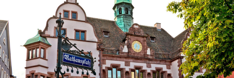 Rathausplatz in Freiburg Rathausplatz in Freiburg