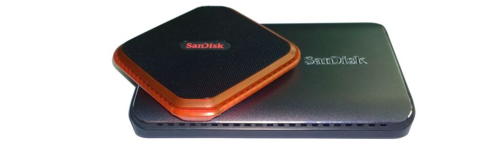 Im Hands-on-Test: Die externen SSDs Sandisk Extreme 900 (unten) und Extreme 510 (oben). Im Hands-on-Test: Die externen SSDs Sandisk Extreme 900 (unten) und Extreme 510 (oben).
