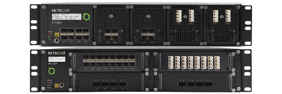 Der Netscout nGenius PFS 4204 (unten) unterstützt im Gegensatz zum PFS 2204 auch 40G-Umgebungen und Line-Rate-Paket-Deduplizierung. Der Netscout nGenius PFS 4204 (unten) unterstützt im Gegensatz zum PFS 2204 auch 40G-Umgebungen und Line-Rate-Paket-Deduplizierung.