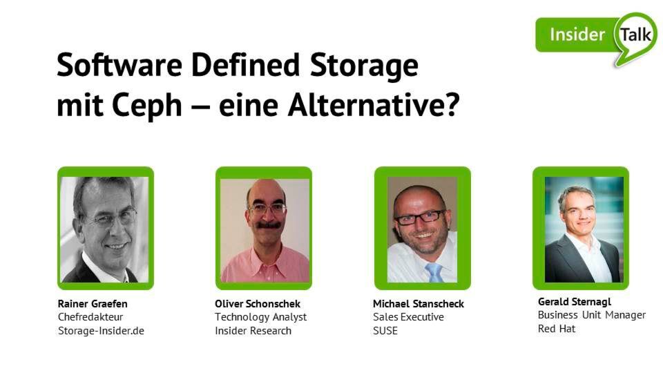 Storage-Insider-Talk über SDS mit Ceph Storage-Insider-Talk über SDS mit Ceph
