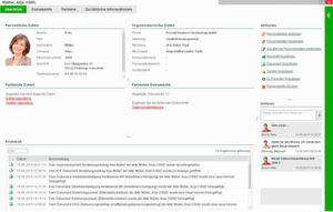 Screenshot von „forpeople“, der digitalen Personalakte aus dem Hause Forcont. Screenshot von „forpeople“, der digitalen Personalakte aus dem Hause Forcont.
