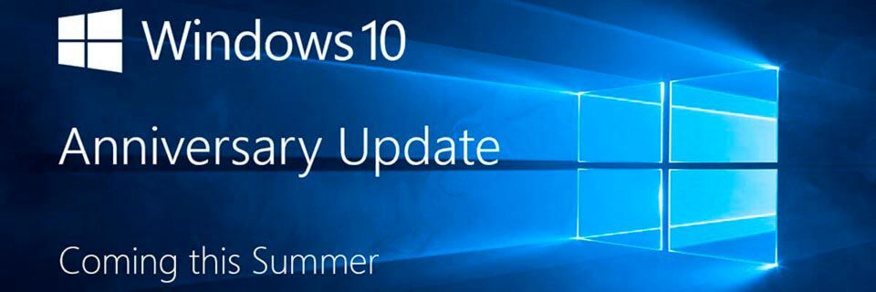 Für Windows 10 steht seit dem 2. August 2016 das Anniversary-Update zur Verfügung. Für Windows 10 steht seit dem 2. August 2016 das Anniversary-Update zur Verfügung.