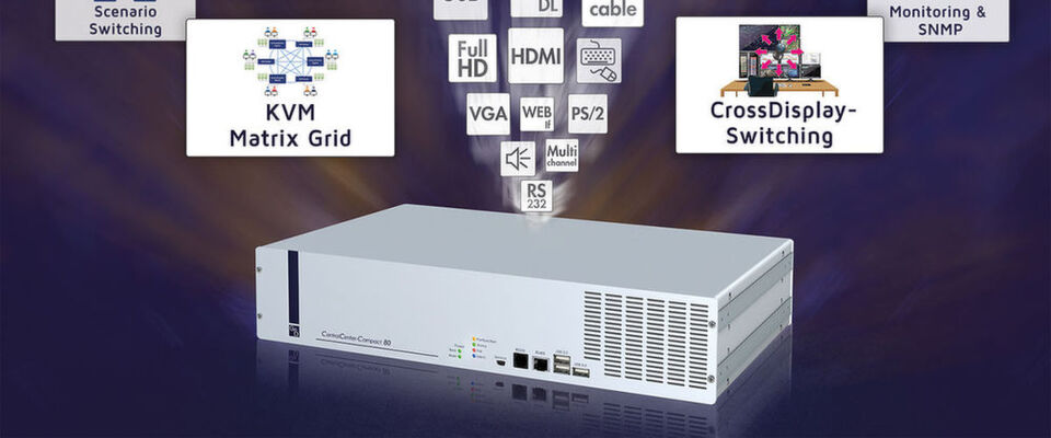 Das G&D-System Control Center Compact unterstützt nahezu alle Signalarten. Das G&D-System Control Center Compact unterstützt nahezu alle Signalarten.