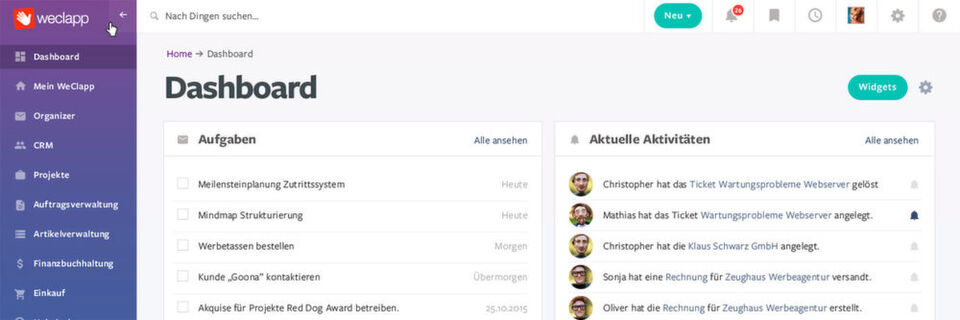 Die als Cloud-Software bekannte ERP- und CRM-Software weclapp gibt es nun auch als Self-Hosting-System in Form eines Docker Containers. Die als Cloud-Software bekannte ERP- und CRM-Software weclapp gibt es nun auch als Self-Hosting-System in Form eines Docker Containers.