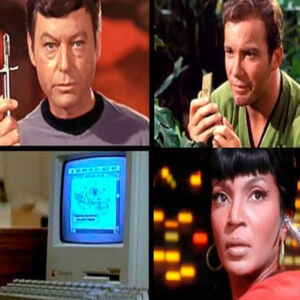 Von überlichtschnellen Raumschiffen, die in "unendliche Weiten" des Weltraums vorstoßen, sind wir noch weit entfernt. Doch viele Technologien, die die Star Trek Reihe in den 50 Jahren ihrer Existenz prophezeite, sind heute bereits in unseren Alltag übergegangen. Von überlichtschnellen Raumschiffen, die in "unendliche Weiten" des Weltraums vorstoßen, sind wir noch weit entfernt. Doch viele Technologien, die die Star Trek Reihe in den 50 Jahren ihrer Existenz prophezeite, sind heute bereits in unseren Alltag übergegangen.