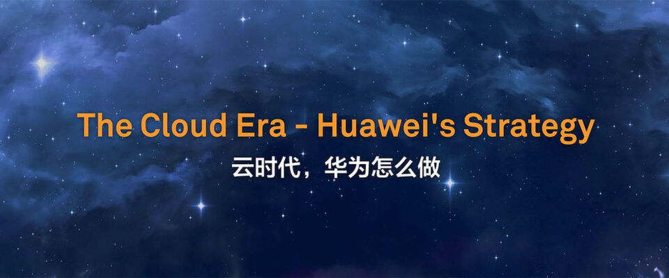 Aus der Präsentation von Ken Hu, einer der drei "Rotating CEOs" von Huawei: Cloud-Computing ist eine der wesentlichen Prinzipien und Voraussetzungen für die Digitalisierung und für ein funktionierendes "ökologisches Wirtschaftssystem". Aus der Präsentation von Ken Hu, einer der drei "Rotating CEOs" von Huawei: Cloud-Computing ist eine der wesentlichen Prinzipien und Voraussetzungen für die Digitalisierung und für ein funktionierendes "ökologisches Wirtschaftssystem".