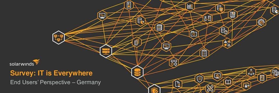 Eine „IT is Everywhere“-Umfrage von SolarWinds befasst sich mit der Sichtweise deutscher Endnutzer auf die sich wandelnde Technologielandschaft in Unternehmen. Eine „IT is Everywhere“-Umfrage von SolarWinds befasst sich mit der Sichtweise deutscher Endnutzer auf die sich wandelnde Technologielandschaft in Unternehmen.