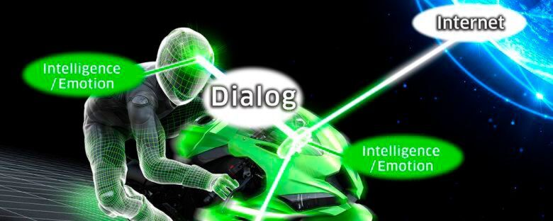 Kawasaki arbeitet an intelligenten Motorrädern mit eigenständiger Persönlichkeit, die sich an den Fahrer anpasst. Das soll für mehr Fahrspaß und Sicherheit sorgen. Kawasaki arbeitet an intelligenten Motorrädern mit eigenständiger Persönlichkeit, die sich an den Fahrer anpasst. Das soll für mehr Fahrspaß und Sicherheit sorgen.