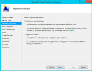 Mit Microsoft Virtual Machine Converter Xlassen sich physische Server oder virtuelle Server zu Hyper-V konvertieren. Mit Microsoft Virtual Machine Converter Xlassen sich physische Server oder virtuelle Server zu Hyper-V konvertieren.
