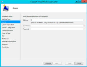 Microsoft Virtual Machine Converter unterstützt bei der Migration zu Hyper-V in Windows Server 2016. Microsoft Virtual Machine Converter unterstützt bei der Migration zu Hyper-V in Windows Server 2016.