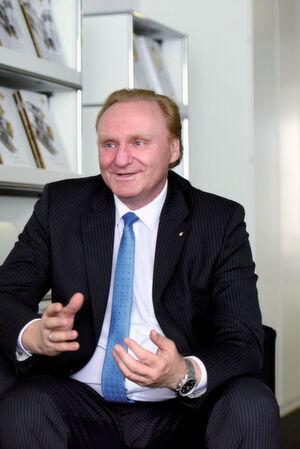 Dr. Ralf Garlichs, Executive Vice President Products and Technology bei Interroll: „Die Modular Conveyor Platform (MCP) ist für uns in EMEA und Asien ein großer Erfolg.“ Dr. Ralf Garlichs, Executive Vice President Products and Technology bei Interroll: „Die Modular Conveyor Platform (MCP) ist für uns in EMEA und Asien ein großer Erfolg.“