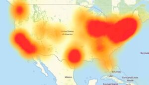 Heatmap: Der DDoS-Angriff auf den DNS-Anbieter Dyn vergangenen Freitag betraf in erster Linie weite Teile der Vereinigten Staaten. Bestimmte Bereiche waren mehrere Stunden lang effektiv von Ihrer Internet-Infrastruktur abgeschnitten. Heatmap: Der DDoS-Angriff auf den DNS-Anbieter Dyn vergangenen Freitag betraf in erster Linie weite Teile der Vereinigten Staaten. Bestimmte Bereiche waren mehrere Stunden lang effektiv von Ihrer Internet-Infrastruktur abgeschnitten.