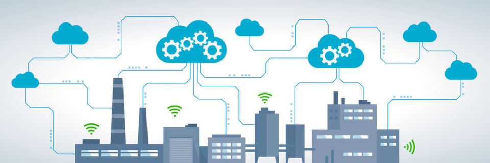 Die Anbindung von Produktionsanlagen an die Cloud ist eines der zentralen Merkmale der Industrie 4.0. Die Anbindung von Produktionsanlagen an die Cloud ist eines der zentralen Merkmale der Industrie 4.0.