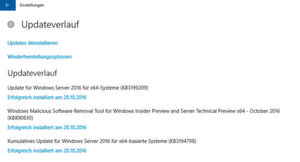 Windows Server 2016 erfordert einige Updates nach der Installation. Diese können die Internet-Leitung und das Netzwerk beeinträchtigen. Windows Server 2016 erfordert einige Updates nach der Installation. Diese können die Internet-Leitung und das Netzwerk beeinträchtigen.