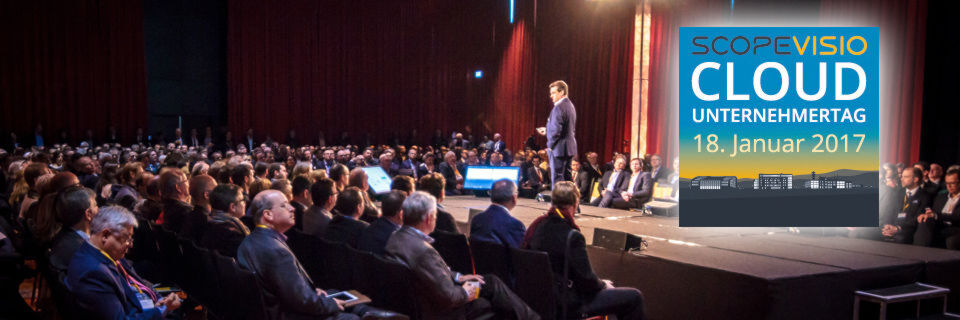 Im Vorjahr besuchten über 500 Teilnehmer den Cloud Unternehmertag. Im Vorjahr besuchten über 500 Teilnehmer den Cloud Unternehmertag.