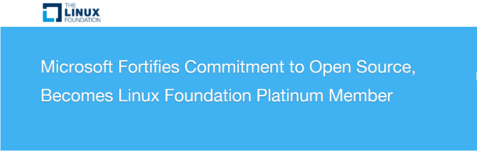 Microsoft flirtet erneut mit Linux (Linux Foundation). Microsoft flirtet erneut mit Linux (Linux Foundation).