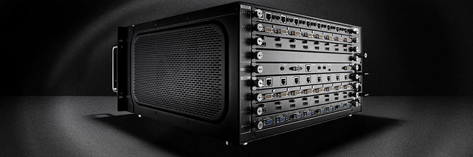 Alle modularen Video-Matrix-Switches von Lindy unterstützen den Einbau von HDBaseT-Modulen. Alle modularen Video-Matrix-Switches von Lindy unterstützen den Einbau von HDBaseT-Modulen.