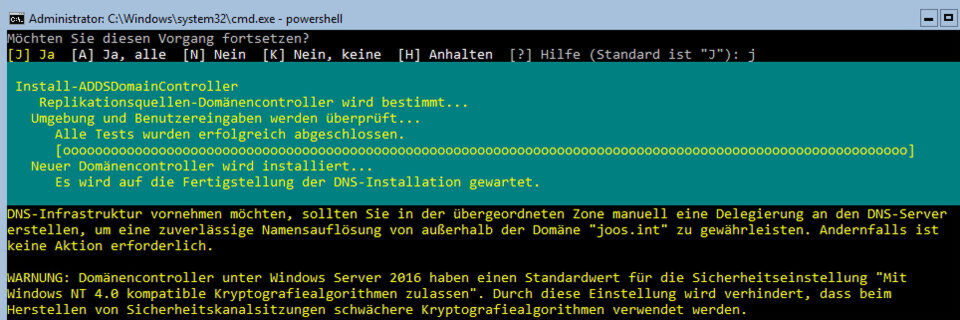 Als zusätzliche Domänencontroller eignen sich auch Core-Installationen von Windows Server 2016. Als zusätzliche Domänencontroller eignen sich auch Core-Installationen von Windows Server 2016.