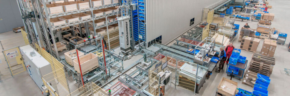 Klinkhammer hat die sehr heterogenen Produktionsprozesse beim Maschinenbauer Göpfert mit einer sinnvollen Logistik verknüpft. Klinkhammer hat die sehr heterogenen Produktionsprozesse beim Maschinenbauer Göpfert mit einer sinnvollen Logistik verknüpft.