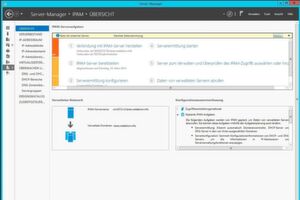 Beim Umstieg auf IPv6 sollten IT-Verantwortliche auch den Einsatz eines IPAM-Werkzeugs (wie hier als Server-Rolle des Windows Server 2012 R2) ernsthaft in Erwägung ziehen. Beim Umstieg auf IPv6 sollten IT-Verantwortliche auch den Einsatz eines IPAM-Werkzeugs (wie hier als Server-Rolle des Windows Server 2012 R2) ernsthaft in Erwägung ziehen.