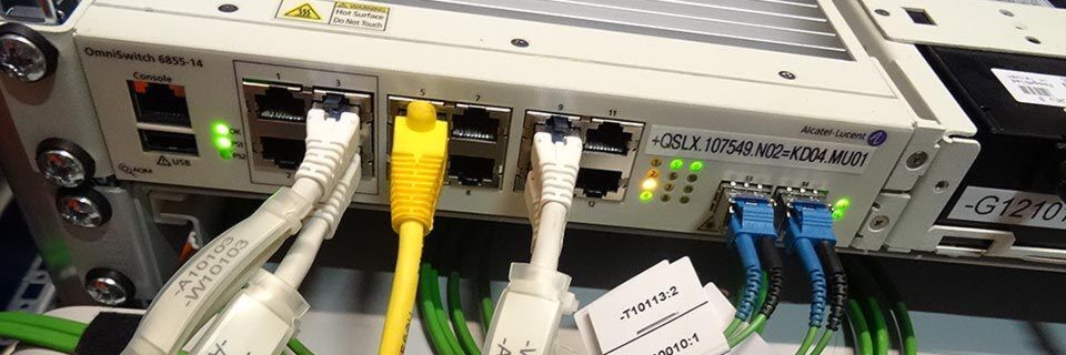 Mehr als 450 Alcatel-Lucent OmniSwitch 6855 bilden das Backbone des Datennetzes im Gotthard-Basistunnel. Mehr als 450 Alcatel-Lucent OmniSwitch 6855 bilden das Backbone des Datennetzes im Gotthard-Basistunnel.